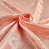 Rose Satin Jacquard Blush | Lightweight Jacquard, Satin Charmeuse, Satin Fabric | Home Decor Fabric | 58" Wide