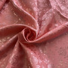 Rose Satin Jacquard Coral | Lightweight Jacquard, Satin Fabric | Home Decor Fabric | 58" Wide