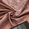 Rose Satin Jaquard Mauve | Lightweight Jacquard, Satin Fabric | Home Decor Fabric | 58" Wide