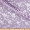 Rose Satin Jaquard Lavender | Lightweight Jacquard, Satin Fabric | Home Decor Fabric | 58" Wide