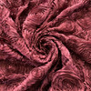 Wedding Rosette Satin Burgundy | Medium Weight Satin Fabric | Home Decor Fabric | 50" Wide