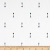 Premier Prints Mini Arrow Twill White/Premier Navy | Medium Weight Twill Fabric | Home Decor Fabric | 54" Wide