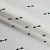 Premier Prints Mini Arrow Twill White/Premier Navy | Medium Weight Twill Fabric | Home Decor Fabric | 54" Wide