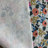 Cotton + Steel Rifle Paper Co. Les Fleurs Canvas Rosa Floral Natural | Medium Weight Canvas Fabric | Home Decor Fabric | 44" Wide