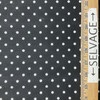 Premier Prints Indoor/Outdoor Mini Dot Black | Medium Weight Outdoor Fabric | Home Decor Fabric | 54" Wide
