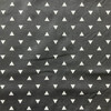 Premier Prints Triangle Black | Medium Weight Duck Fabric | Home Decor Fabric | 54" Wide