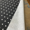 Premier Prints Triangle Black | Medium Weight Duck Fabric | Home Decor Fabric | 54" Wide