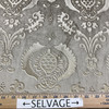 Damask Embossed Velvet Camel | Medium/Heavyweight Velvet Fabric | Home Decor Fabric | 59" Wide