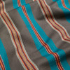 Laura & Kiran Outwest Stripes Laredo Stripe Basketweave Turquoise | Heavyweight Basketweave Fabric | Home Decor Fabric | 54" Wide