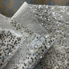 Taffeta Sequins Silver | Medium Weight Taffeta Fabric | Home Decor Fabric | 54" Wide