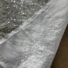 Taffeta Sequins Silver | Medium Weight Taffeta Fabric | Home Decor Fabric | 54" Wide