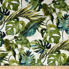 Tommy Bahama Home Falling Fronds Basketweave Aloe | Medium Weight Basketweave Fabric | Home Decor Fabric | 54" Wide