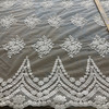 Starlight Beverly Sequined & Embroidered Mesh Lace White | Lightweight Lace, Mesh Fabric | Home Decor Fabric | 52" Wide