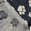 Crypton Home Pet Paws Jacquard Denim | Very Heavyweight Jacquard Fabric | Home Decor Fabric | 58.5" Wide