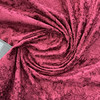Alpine Crushed Velvet Burgundy | Medium Weight Velvet Fabric | Home Decor Fabric | 54" Wide