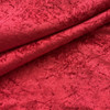 Alpine Crushed Velvet Red | Medium Weight Velvet Fabric | Home Decor Fabric | 54" Wide