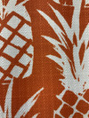 Premier Prints Luxe Outdoor Pineapple Marmalade | Medium Weight Outdoor Fabric | Home Decor Fabric | 54" Wide