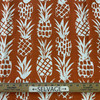Premier Prints Luxe Outdoor Pineapple Marmalade | Medium Weight Outdoor Fabric | Home Decor Fabric | 54" Wide