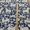 Artistry Fiesta Tribal Jacquard Navy/White | Very Heavyweight Jacquard Fabric | Home Decor Fabric | 55" Wide