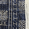 Genevieve Gorder Mali Mud Cloth Linen Indigo | Medium Weight Duck, Linen Fabric | Home Decor Fabric | 54" Wide