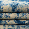 P Kaufmann Fiorano Damask Duck Blue Linen | Medium Weight Duck, Linen Fabric | Home Decor Fabric | 54" Wide