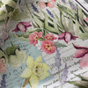 Susan Winget Botanical Buzz Garden Scene Basketweave Multi | Medium Weight Basketweave Fabric | Home Decor Fabric | 56" Wide