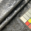 Embossed Velvet Scroll Black | Medium/Heavyweight Velvet Fabric | Home Decor Fabric | 58" Wide