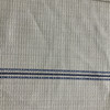Laura & Kiran Feedsack Stripe Indigo | Heavyweight Basketweave Fabric | Home Decor Fabric | 54" Wide