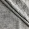 100% European Linen Yarn Dyed Chambray Black/White | Lightweight Chambray Fabric | Home Decor Fabric | 57" Wide