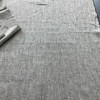 100% European Linen Yarn Dyed Chambray Black/White | Lightweight Chambray Fabric | Home Decor Fabric | 57" Wide