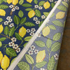 PKL Studio Indoor/Outdoor Lemon Tree Indigo | Medium Weight Outdoor Fabric | Home Decor Fabric | 54" Wide