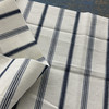 Laura & Kiran Vineyard Stripe Denim | Medium/Heavyweight Woven Fabric | Home Decor Fabric | 54" Wide