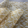 Martha Stewart Bedford Ogee Batiste Gold | Very Lightweight Batiste Fabric | Home Decor Fabric | 62" Wide