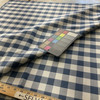EXCLUSIVE Sunbrella Check Me Out 45953-0008 Denim | Heavyweight Outdoor Fabric | Home Decor Fabric | 54" Wide