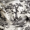 Waverly Idyllic Days Toile Noir | Lightweight Twill Fabric | Home Decor Fabric | 54" Wide