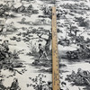 Waverly Idyllic Days Toile Noir | Lightweight Twill Fabric | Home Decor Fabric | 54" Wide