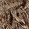 Belagio Cork Fabric Zebra Print Black | Medium Weight Cork Fabric | Home Decor Fabric | 25" Wide