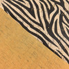 Belagio Cork Fabric Zebra Print Black | Medium Weight Cork Fabric | Home Decor Fabric | 25" Wide