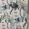 Kirin Asian Lantern Toile Scene Pearl | Medium/Heavyweight Basketweave Fabric | Home Decor Fabric | 56" Wide