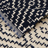 Sunbrella Fusion Capra 145600-0002 Indigo | Heavyweight Outdoor, Jacquard Fabric | Home Decor Fabric | 54" Wide