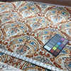 PKL Studio Summer Medallion Outdoor Terracotta | Medium Weight Outdoor Fabric | Home Decor Fabric | 54" Wide