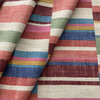 PKL Studio Parallels Linen Rhubarb | Medium/Heavyweight Linen Fabric | Home Decor Fabric | 54" Wide
