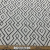 Hilary Farr Twister Jacquard Ebony/Ivory | Very Heavyweight Jacquard Fabric | Home Decor Fabric | 59" Wide