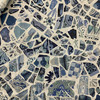 Lacefield Designs Tile Gaudi Linen Duck Copenhagen | Medium Weight Duck, Linen Fabric | Home Decor Fabric | 54" Wide