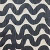 Wavy in Iron | Home Decor Fabric | Charcoal Grey / White | Slub Weave | Premier Prints | Medium Weight | 54" Wide | By the Yard