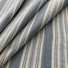 Laura & Kiran Linen Look Ticking Woven Chambray | Medium/Heavyweight Woven Fabric | Home Decor Fabric | 54" Wide