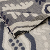 Artistry Tribal Southwest Pedra Jacquard Indigo | Very Heavyweight Jacquard Fabric | Home Decor Fabric | 57.25" Wide