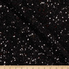 Selectra Plus Sequins Black | Medium Weight Knit, Velvet Fabric | Home Decor Fabric | 44" Wide