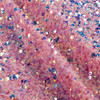 Selectra Plus Sequins Pink | Medium Weight Knit, Velvet Fabric | Home Decor Fabric | 44" Wide