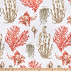 STOF France Kadhoo Twill Corail | Lightweight Twill Fabric | Home Decor Fabric | 63" Wide